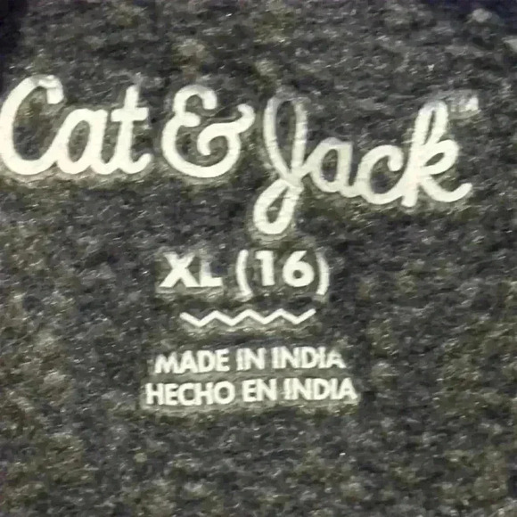 Cat & Jack Boy's XL Colorblock Joggers Navy/Maroon Casual Pants - Picture 3 of 6